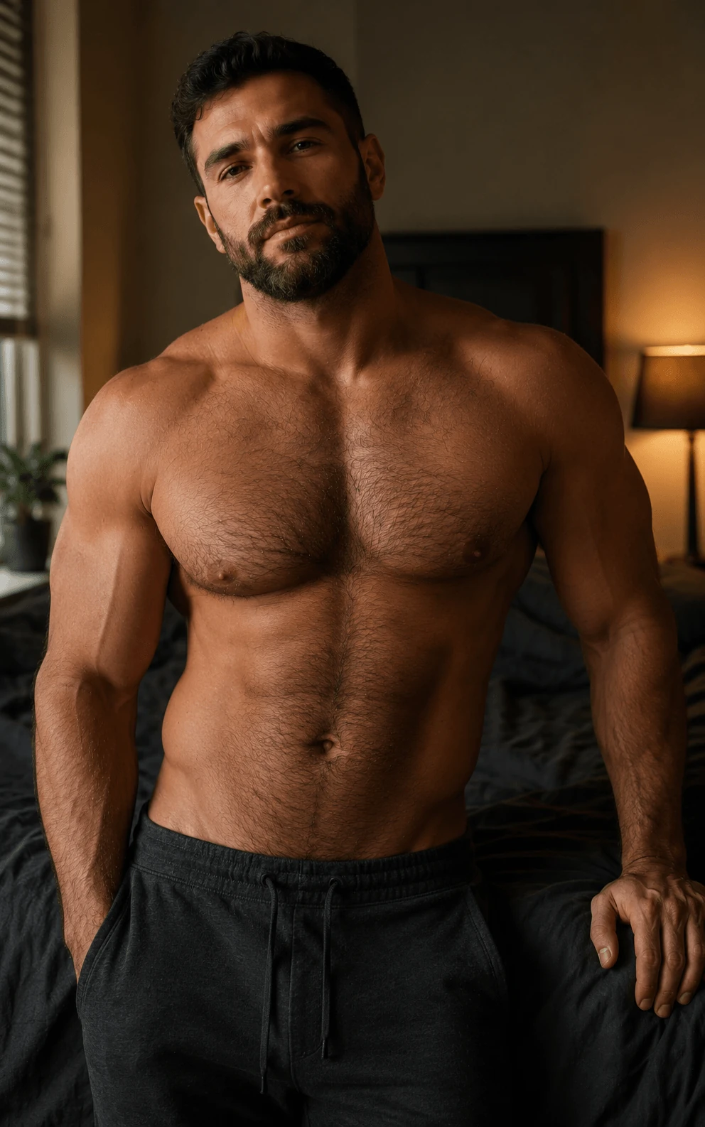 Masculine Gym Guy Portrait