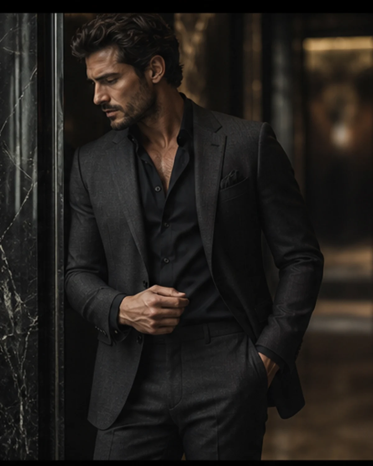 Cassian Vale: original editorial frame 2