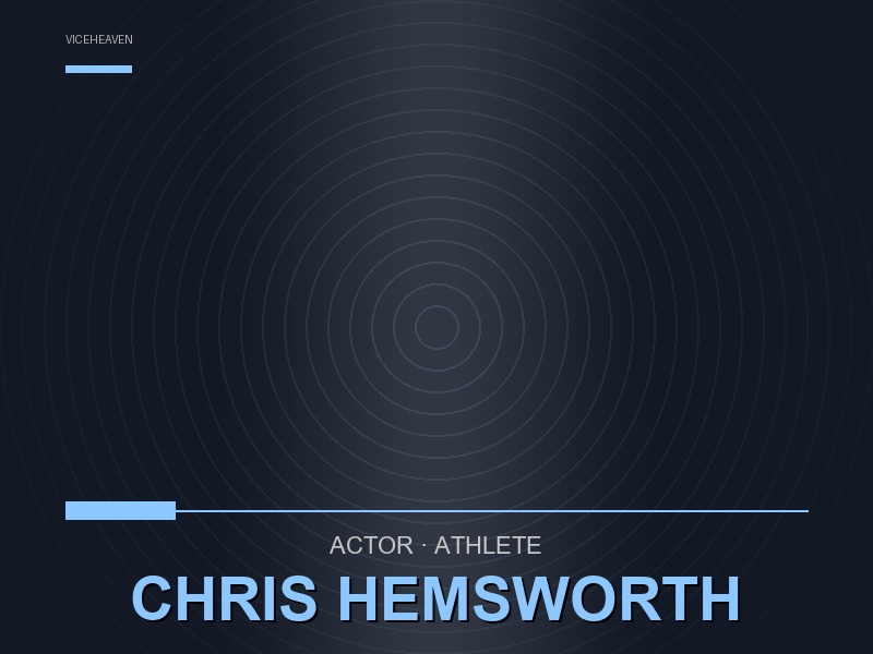 Chris Hemsworth physique hero photo