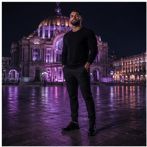 Diego Navarro in an original ViceHeaven editorial, frame 1