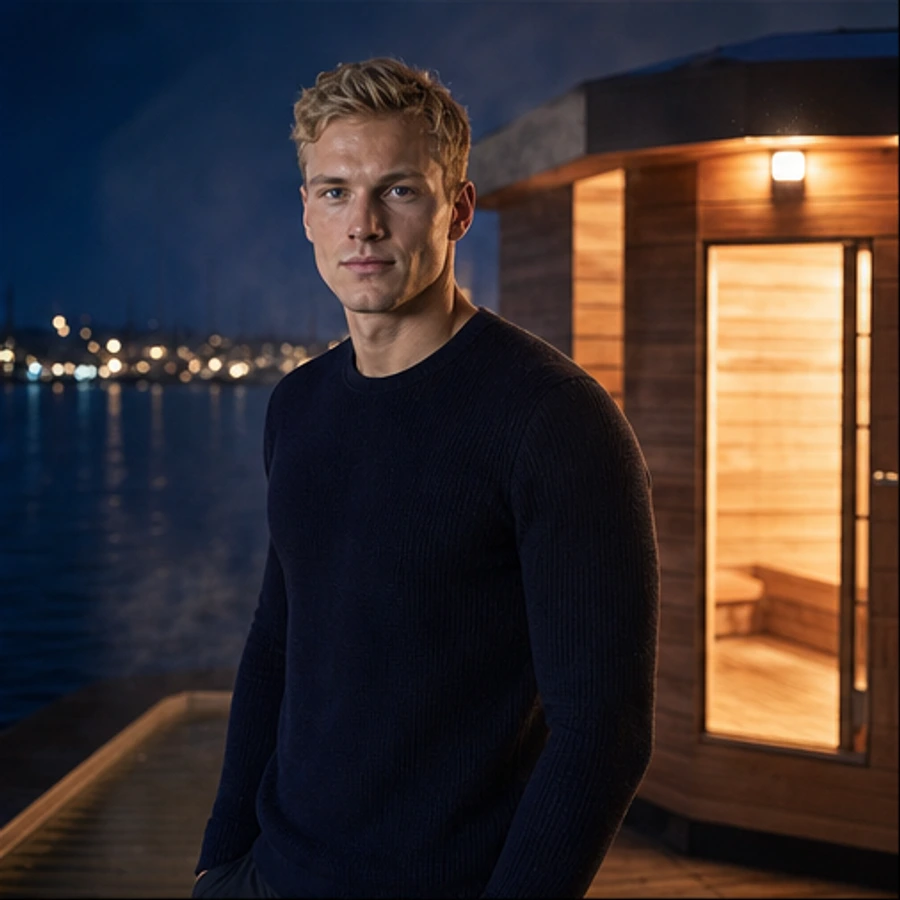 Finn Andersen in an original ViceHeaven editorial, frame 6