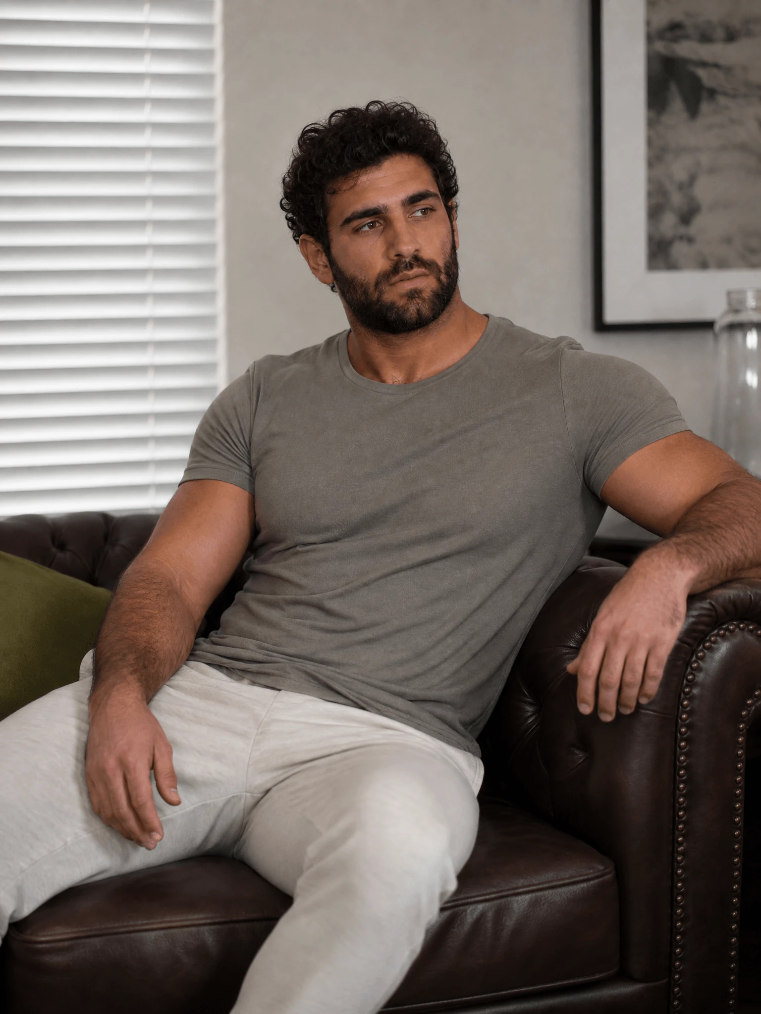 Athletic Muscle Guy Sofa Muscle Hunk 03 — Athletic Muscle Guy Sofa photo profile with muscle hunk, masculine physique, fitness model and bodybuilder visual keywords.