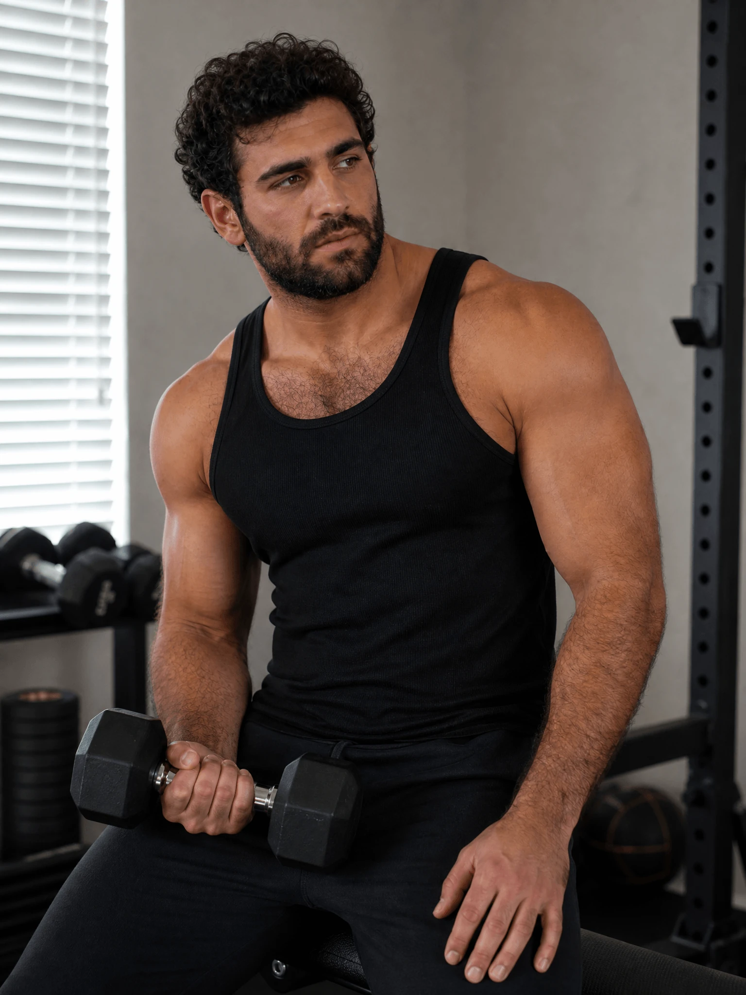 Bearded Bodybuilder Gym Muscle Hunk 05 — Bearded Bodybuilder Gym photo profile with muscle hunk, masculine physique, fitness model and bodybuilder visual keywords.