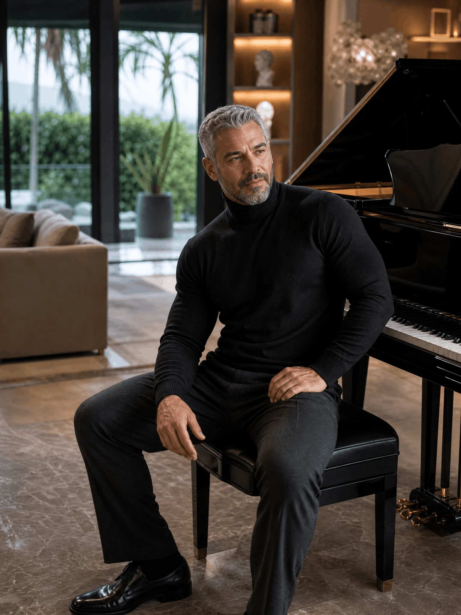 Beefy Muscle Man Piano Muscle Hunk 14 — Beefy Muscle Man Piano photo profile with muscle hunk, masculine physique, fitness model and bodybuilder visual keywords.