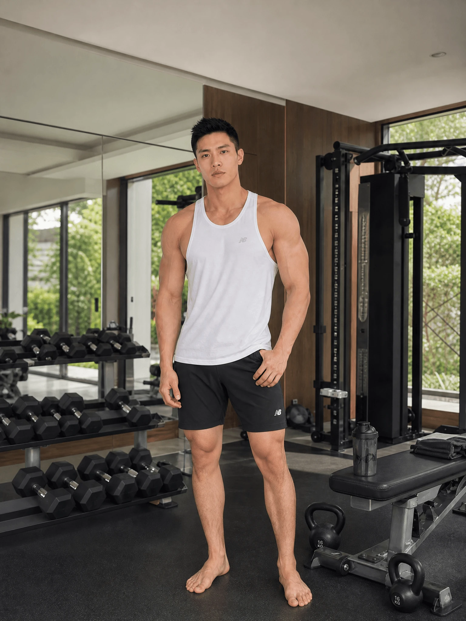 Muscle Hunk Portrait Muscle Hunk 38 physique hero photo