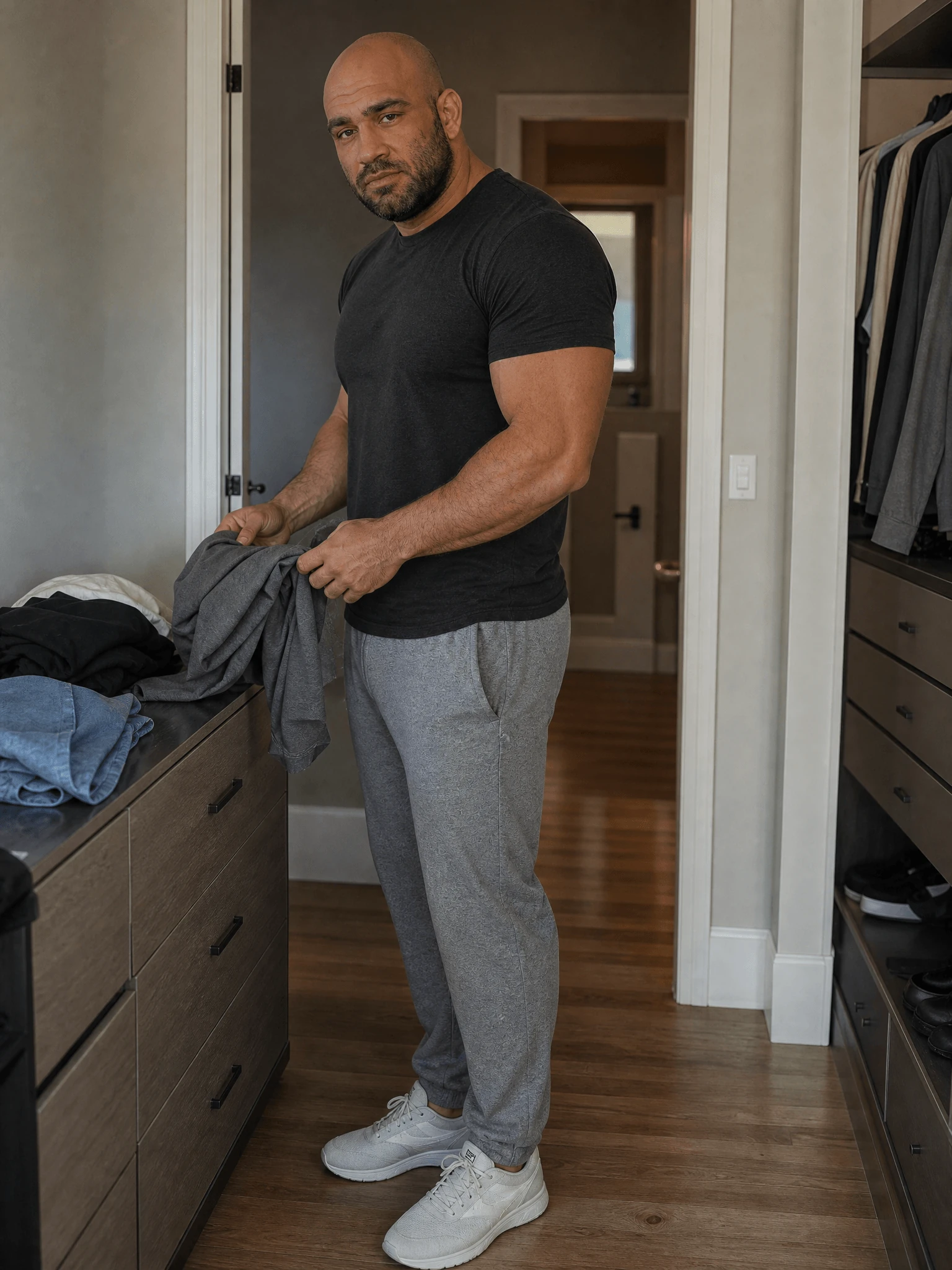 Muscular Hunk Portrait Muscle Hunk 42 — Muscular Hunk Portrait photo profile with muscle hunk, masculine physique, fitness model and bodybuilder visual keywords.