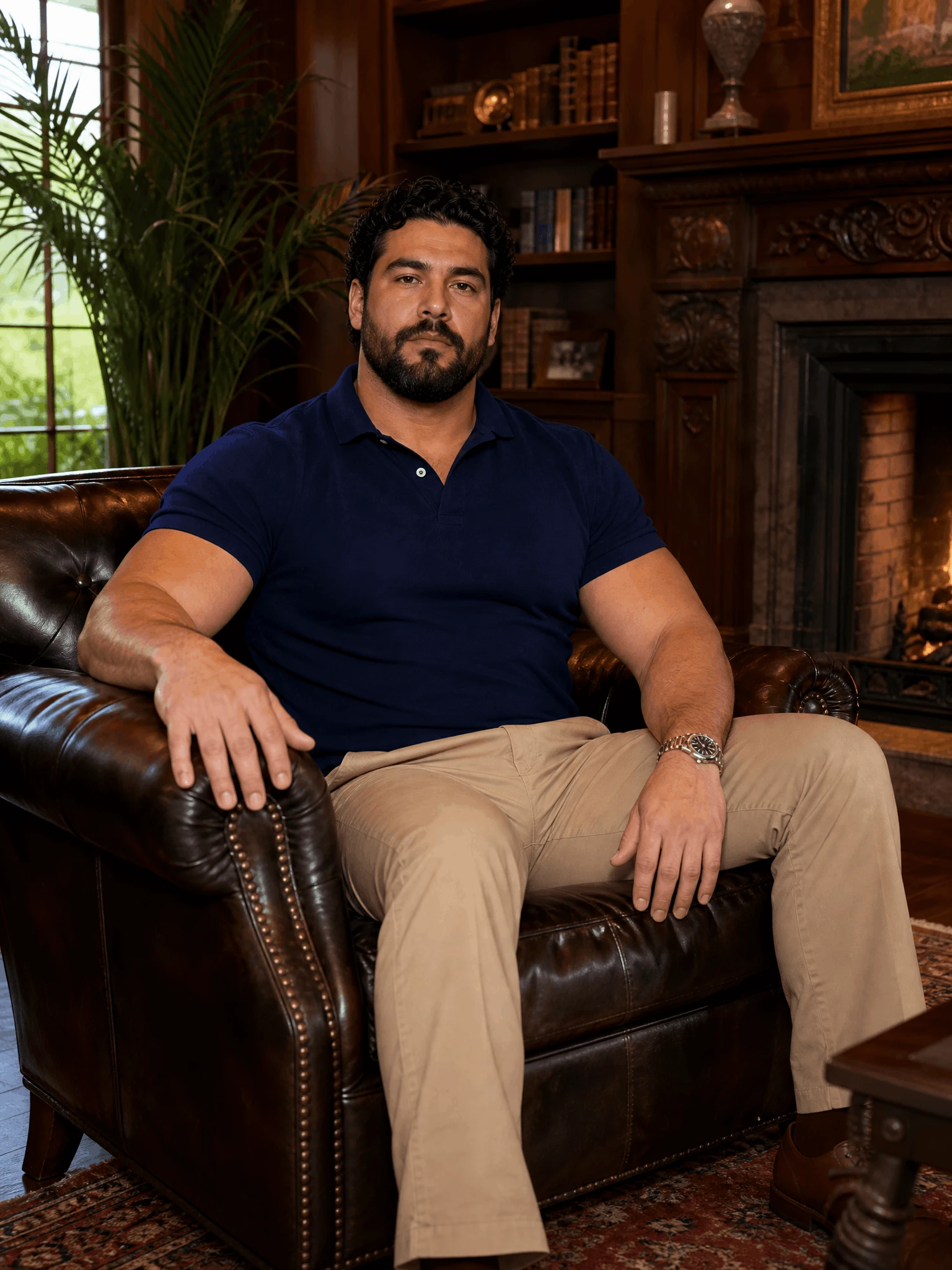 Muscular Hunk Portrait Muscle Hunk 43 — Muscular Hunk Portrait photo profile with muscle hunk, masculine physique, fitness model and bodybuilder visual keywords.