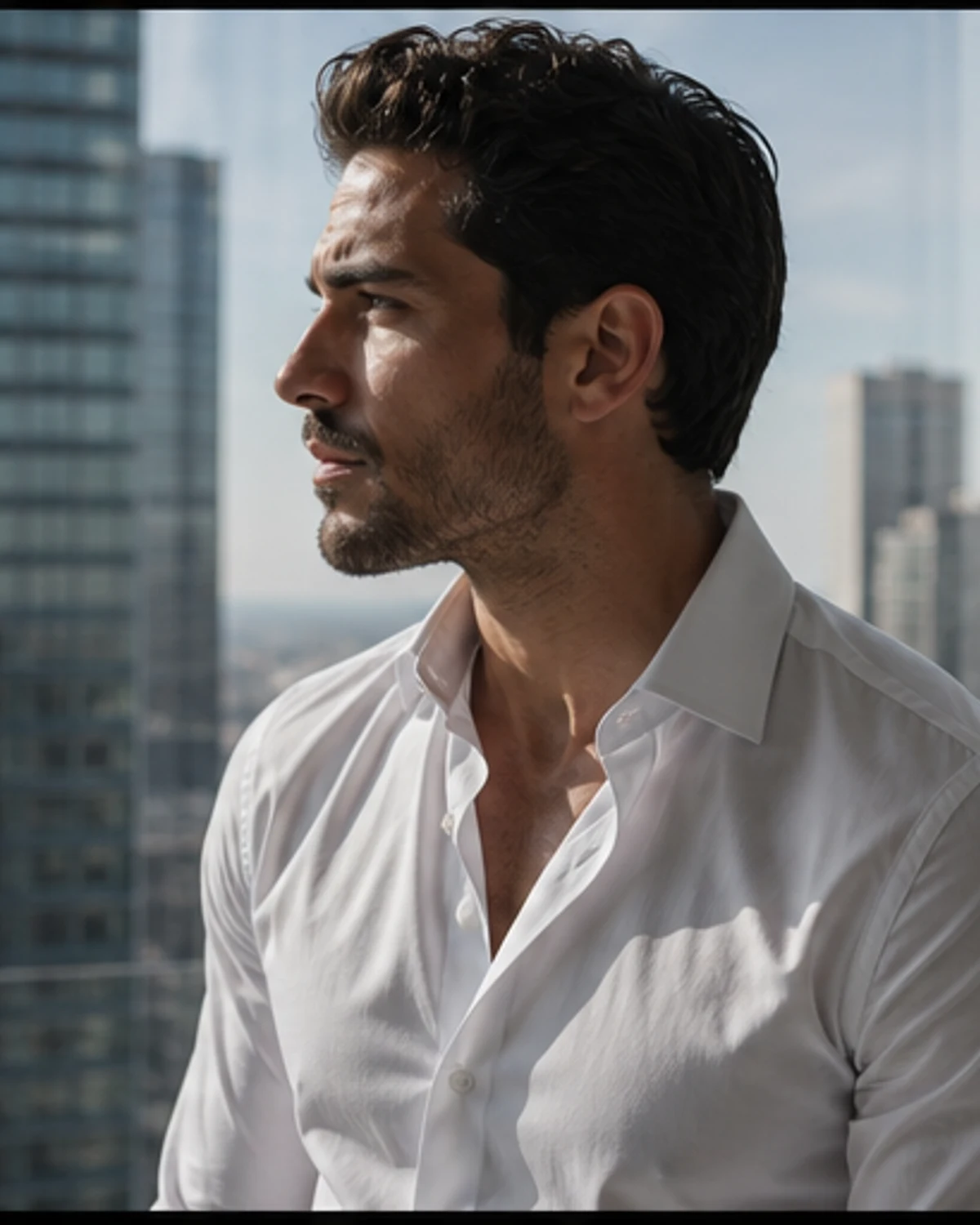 Musclehunks in White: The Penthouse Edit: original editorial frame 4